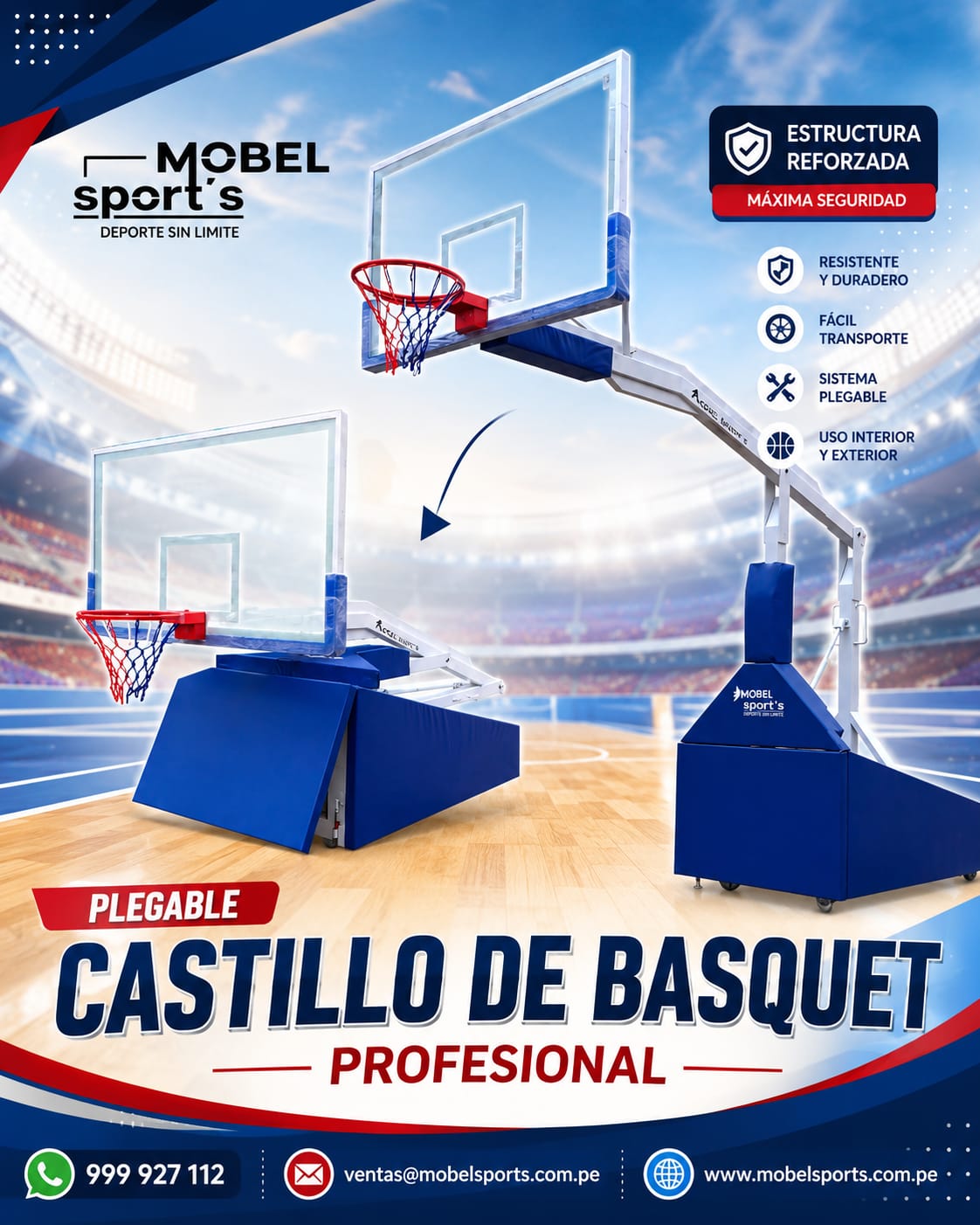 MAQUINA DE REMATE PARA VOLEY MOBEL SPORTS