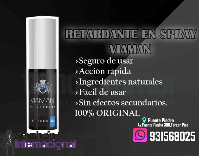 VIAMAN RETARDANTE ERECTOR 100ORIGINAL SEXSHOP PTE PIEDRA 931568025