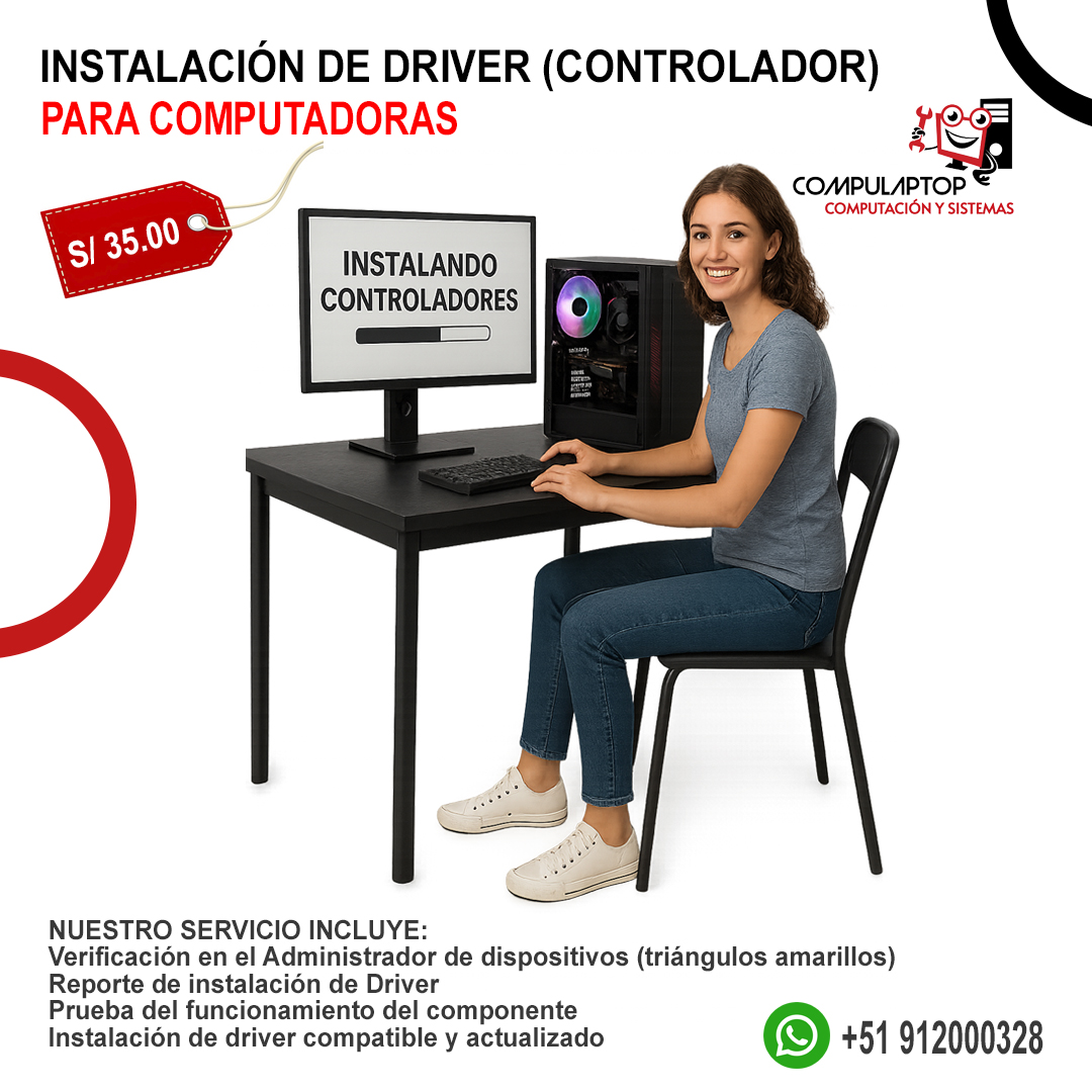Instalación de Driver (Controlador) para Computadoras