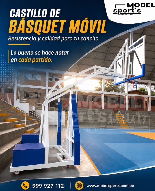 CASTILLO DE BASQUET RODANTE MOBEL SPORTS