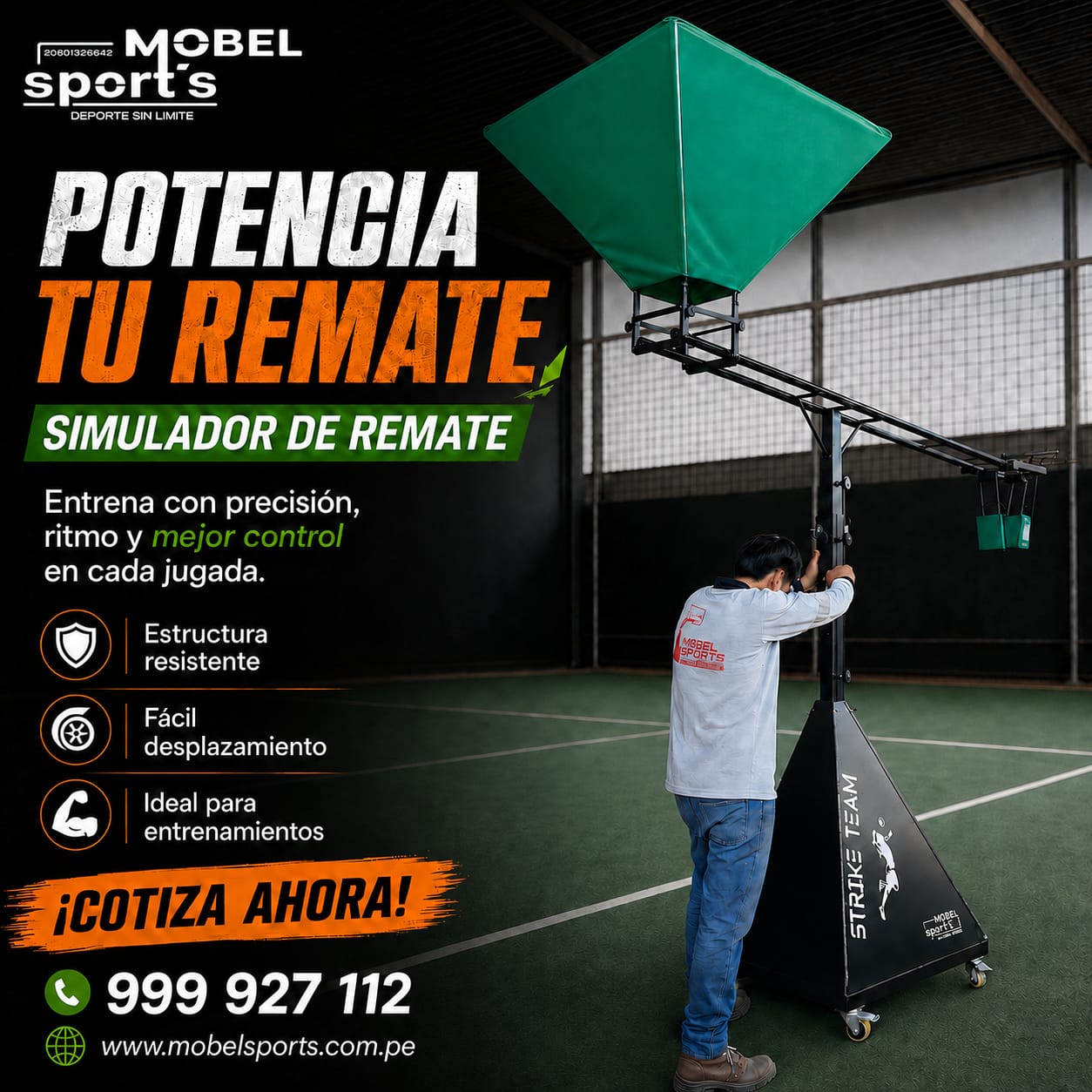 TABLERO DE BALONCESTO MOVIL MOBEL SPORTS