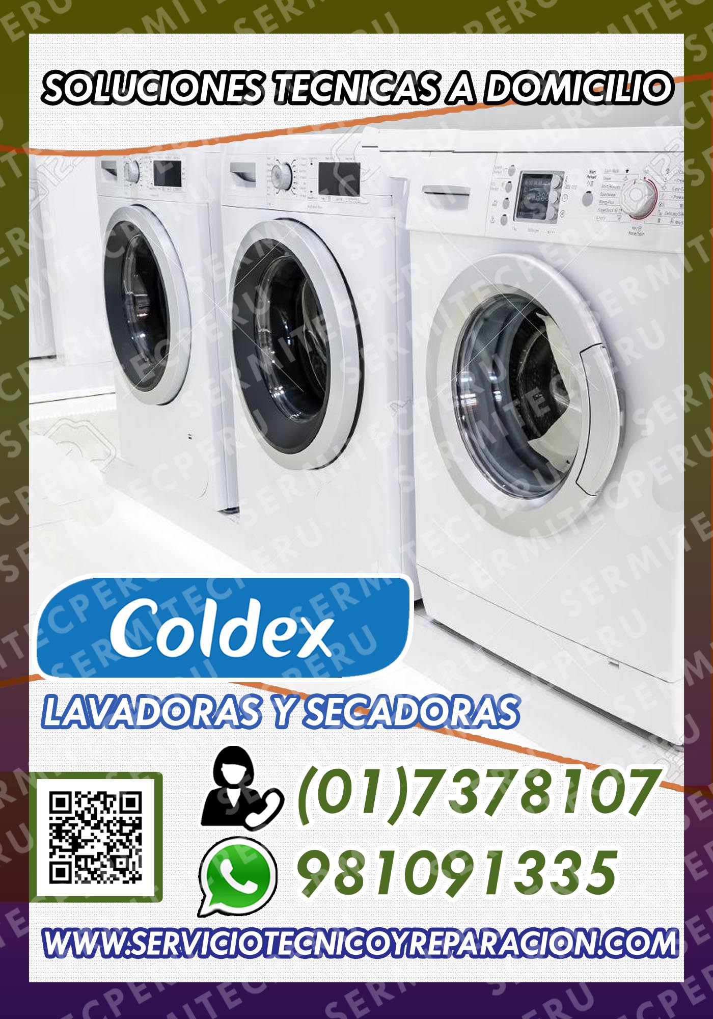 Asistencia Técnica COLDEX: lavadoras-secadoras>en  Barranco 7378107