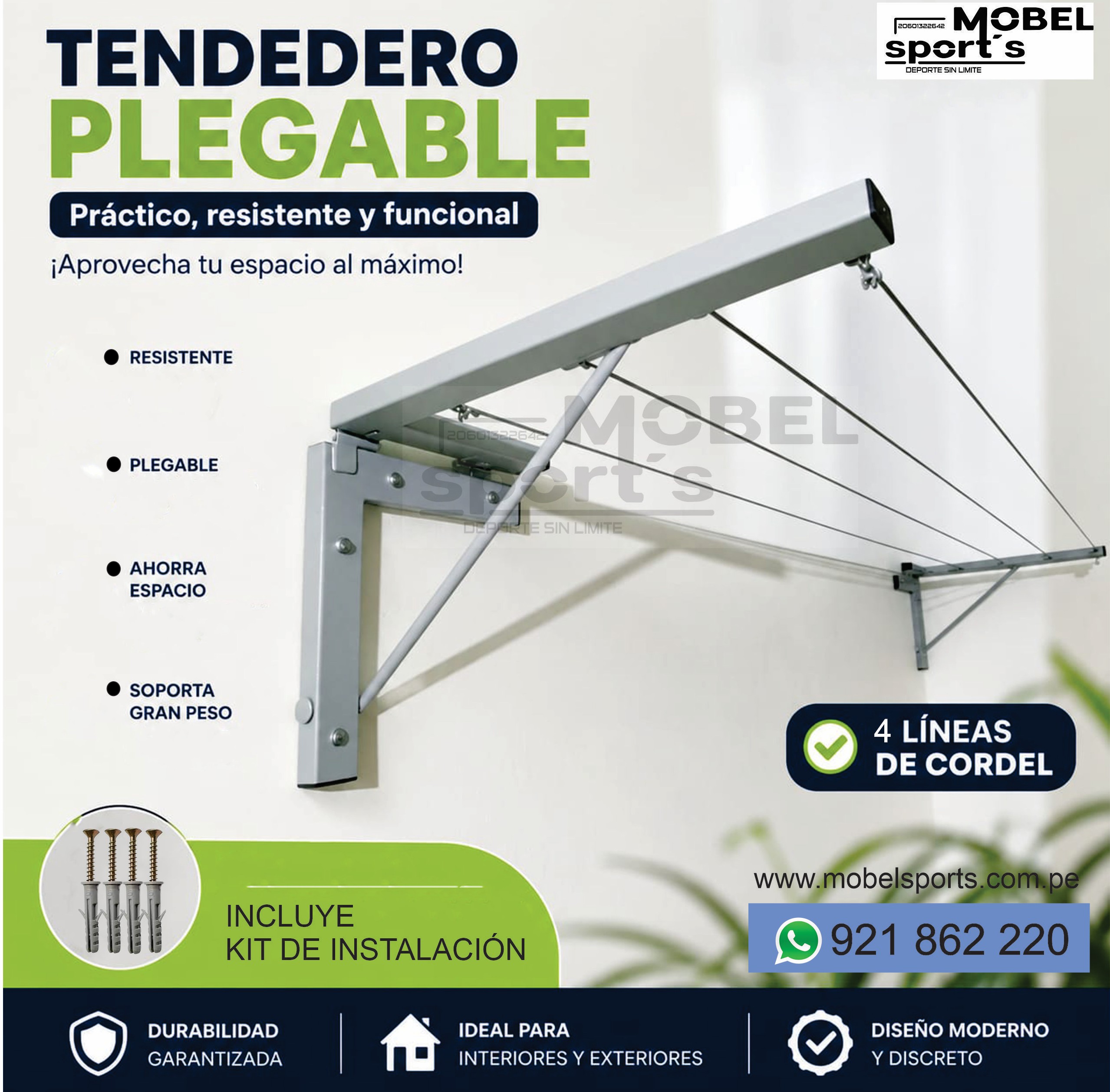 Rack para secar ropa / mobel sports 