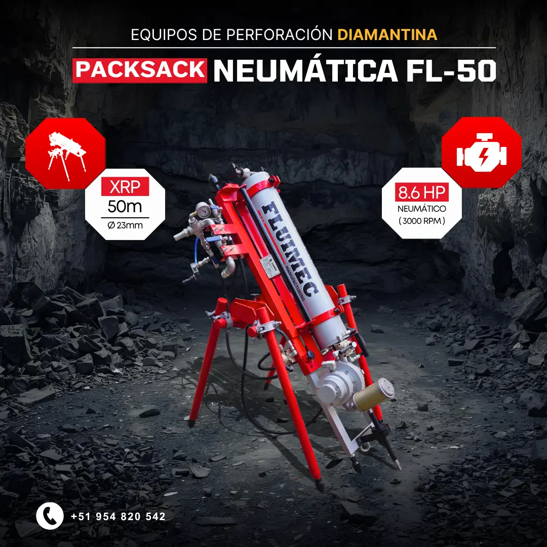 PACKSACK NEUMÁTICA FL-50 trabajos en superficie 