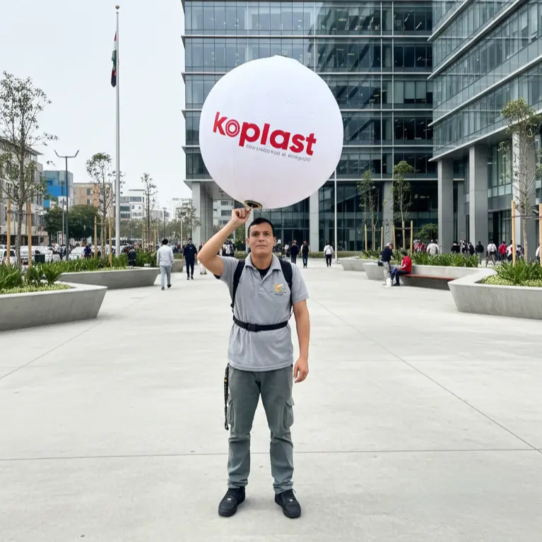 MOCHILA GLOBO INFLABLE PUBLICITARIA - IMPACTO BTL