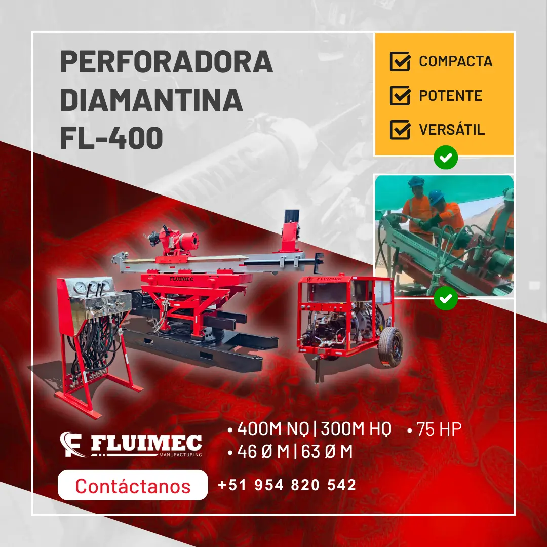 PERFORADORA PACKSACK FL- 400 MINA 