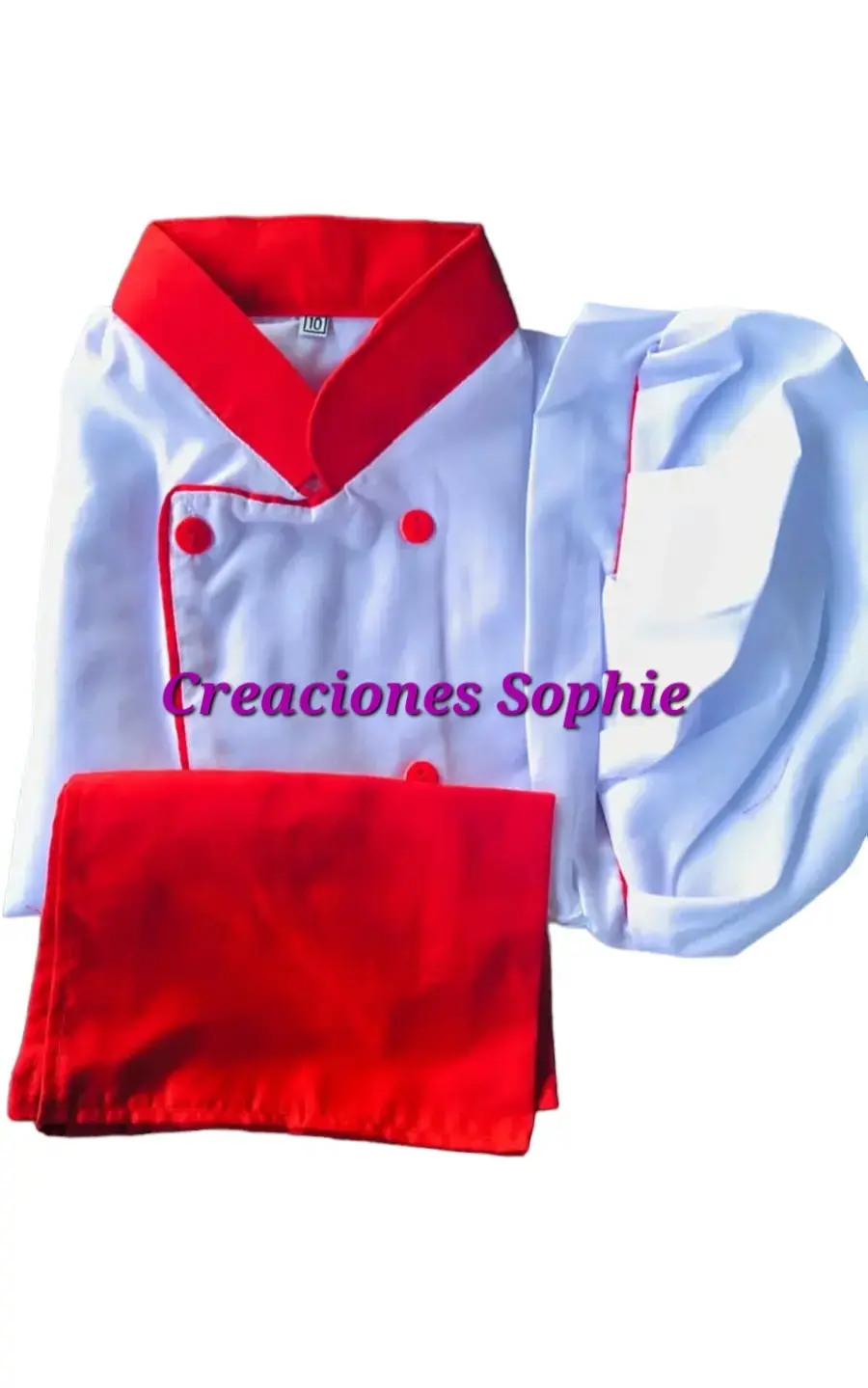 UNIFORME CHEF MINI CHEF DISFRAZ CHEF TRAJE CHEF MINICHEF