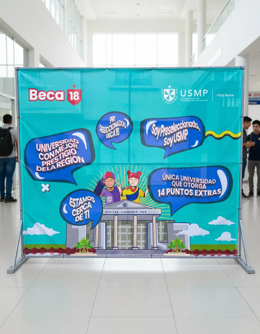 BACKING DE FIERRO PARA PUBLICIDAD EN EXTERIOR