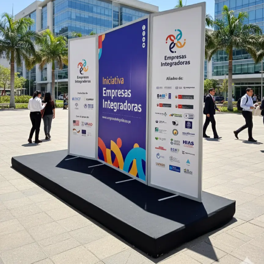 BIOMBO PLEGABLE PUBLICITARIO PARA EVENTOS Y FERIAS