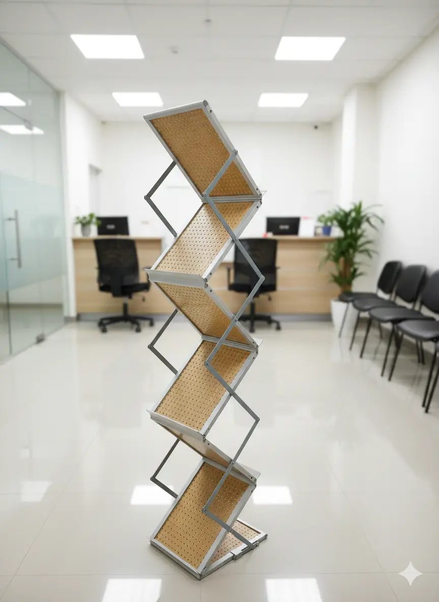 PORTA REVISTAS PUBLICITARIO EN LIMA PARA FERIAS Y OFICINAS