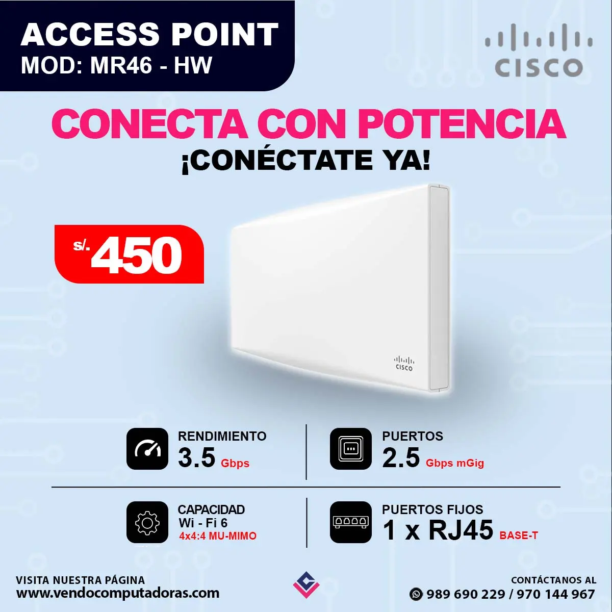 ACCESS POIN CISCO MR46 - HW