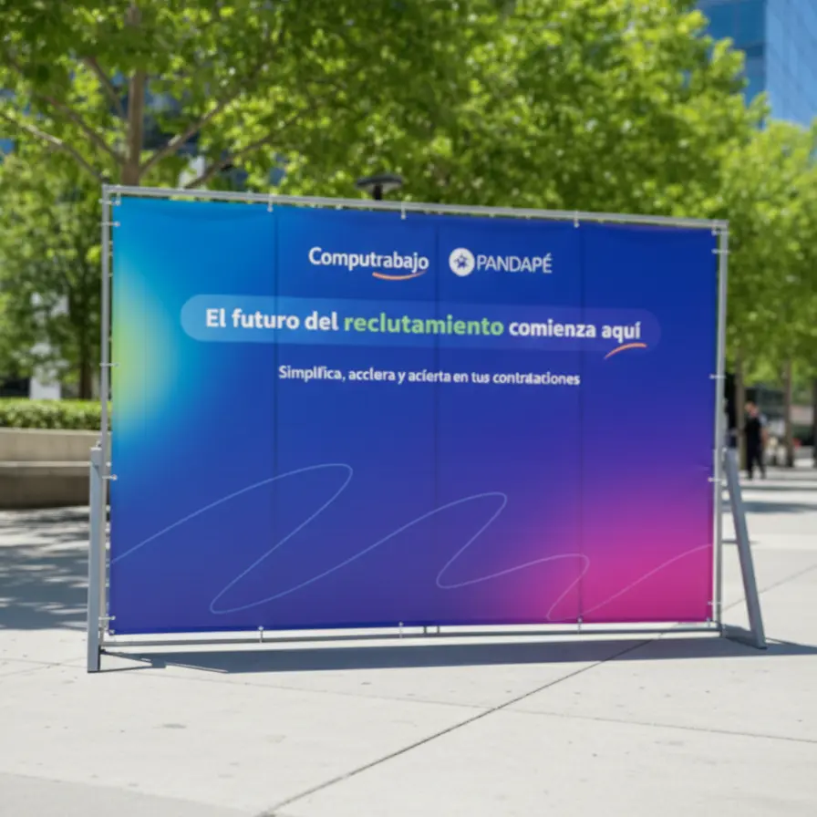 BACKING FIERRO EXTERIOR RESISTENTE PARA PUBLICIDAD