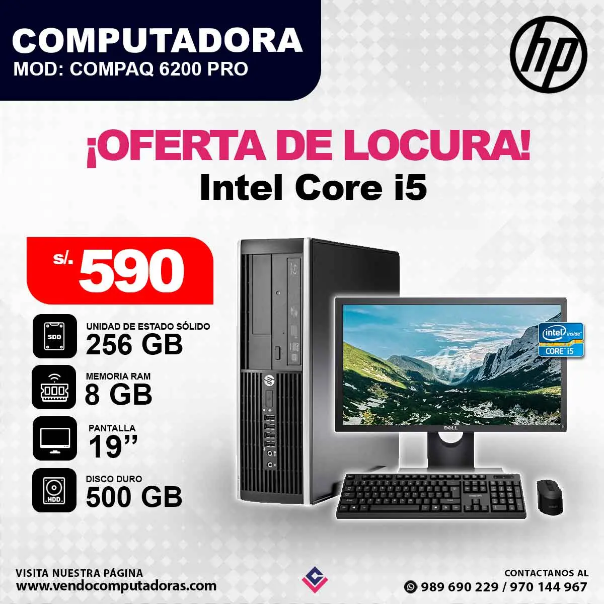 Computadora HP Intel Core i5