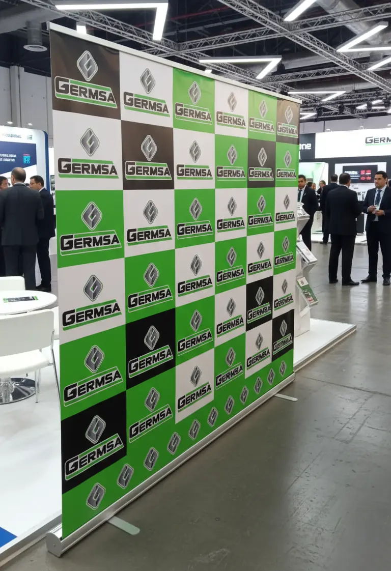 Super Roll Screen publicitario para eventos y promociones