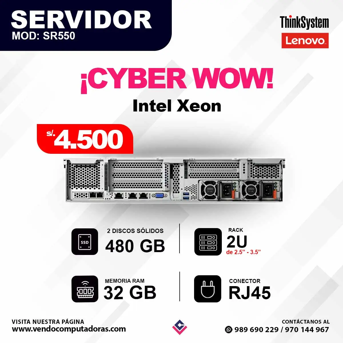 Servidor SR550 