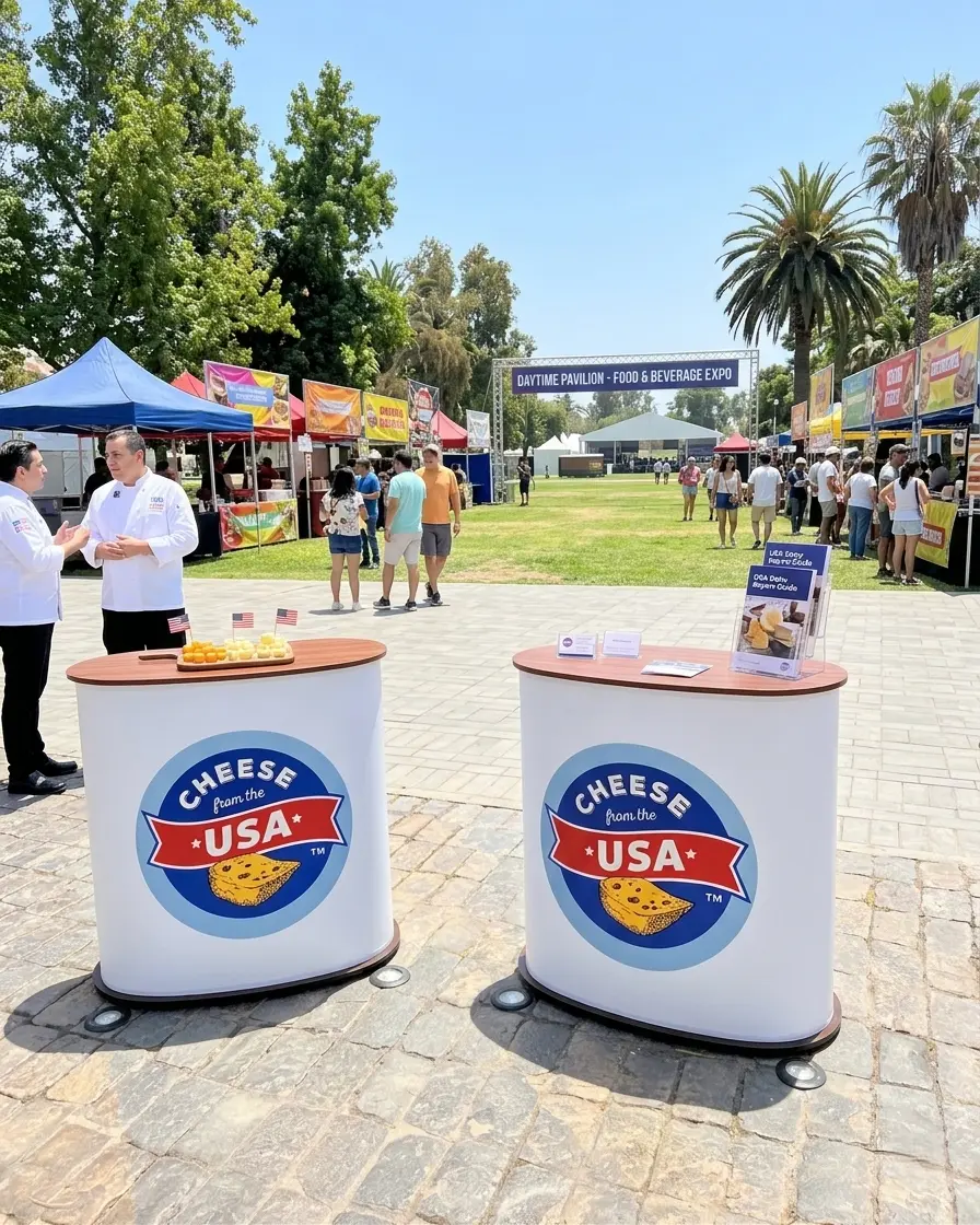 MODULO COUNTER OVALADO PARA FERIAS Y EVENTOS