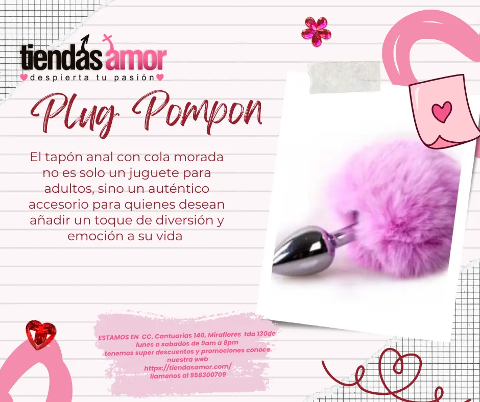 PLUG ANALES VIBRADORES COLA . SILICONA