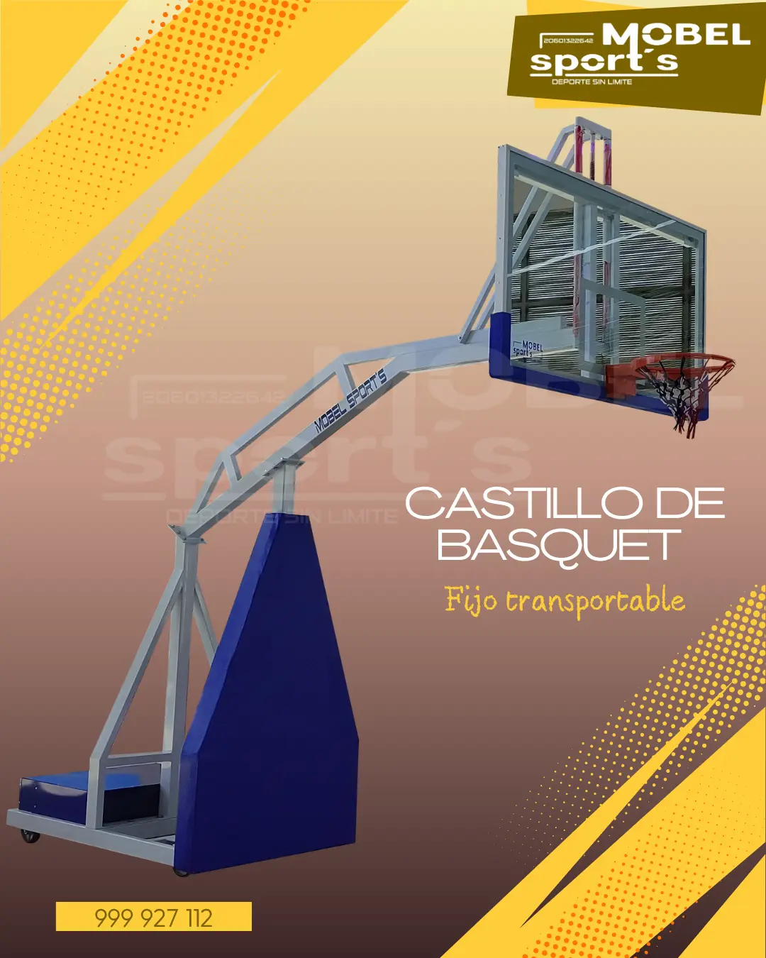 Tablero de basquet / movil / mobel sports