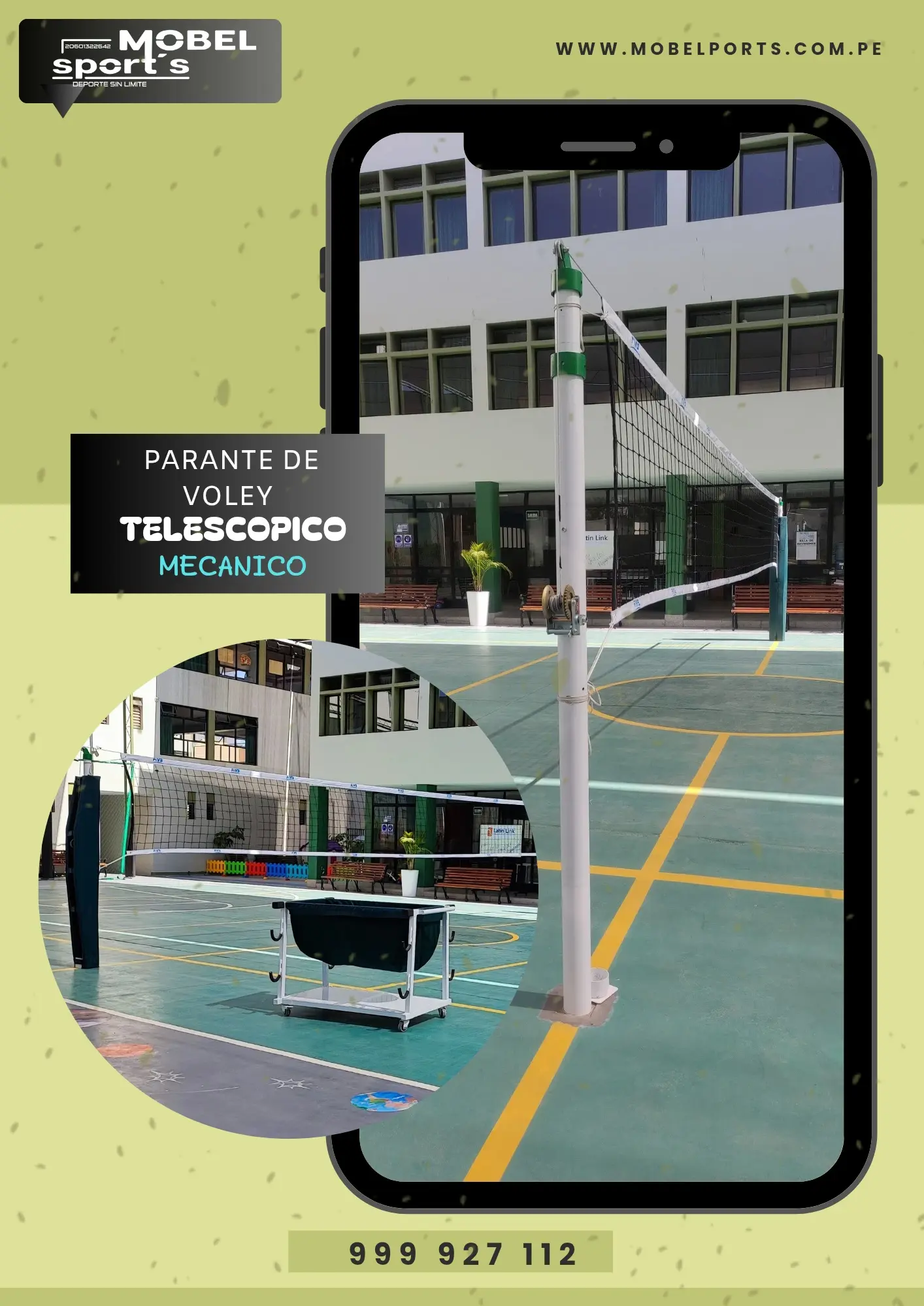 POSTES DE VOLEIBOL MOBEL SPORTS