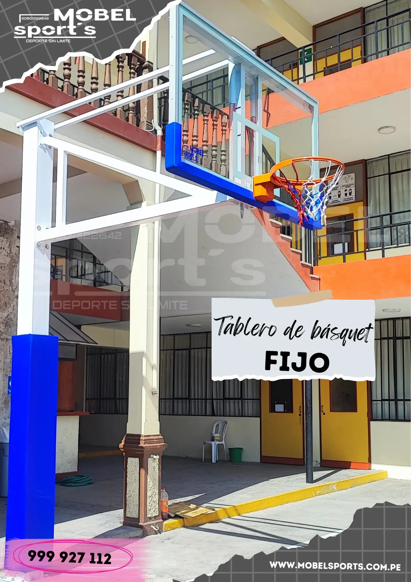Tablero de baloncesto Mobel Sports