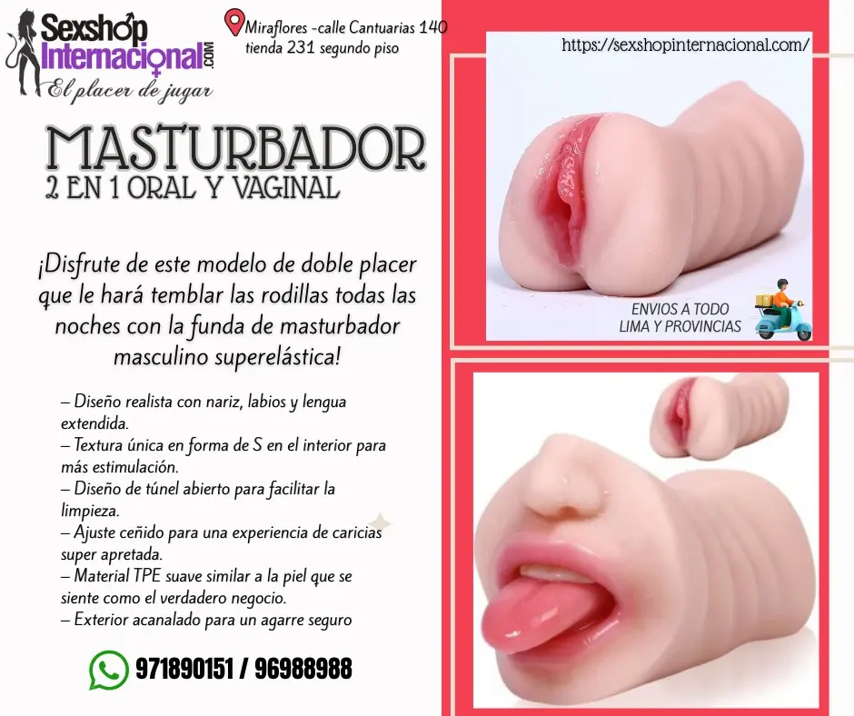 MASTURBADOR AUTOMATICO EN TIENDA EROTICA MIRAFLORES 