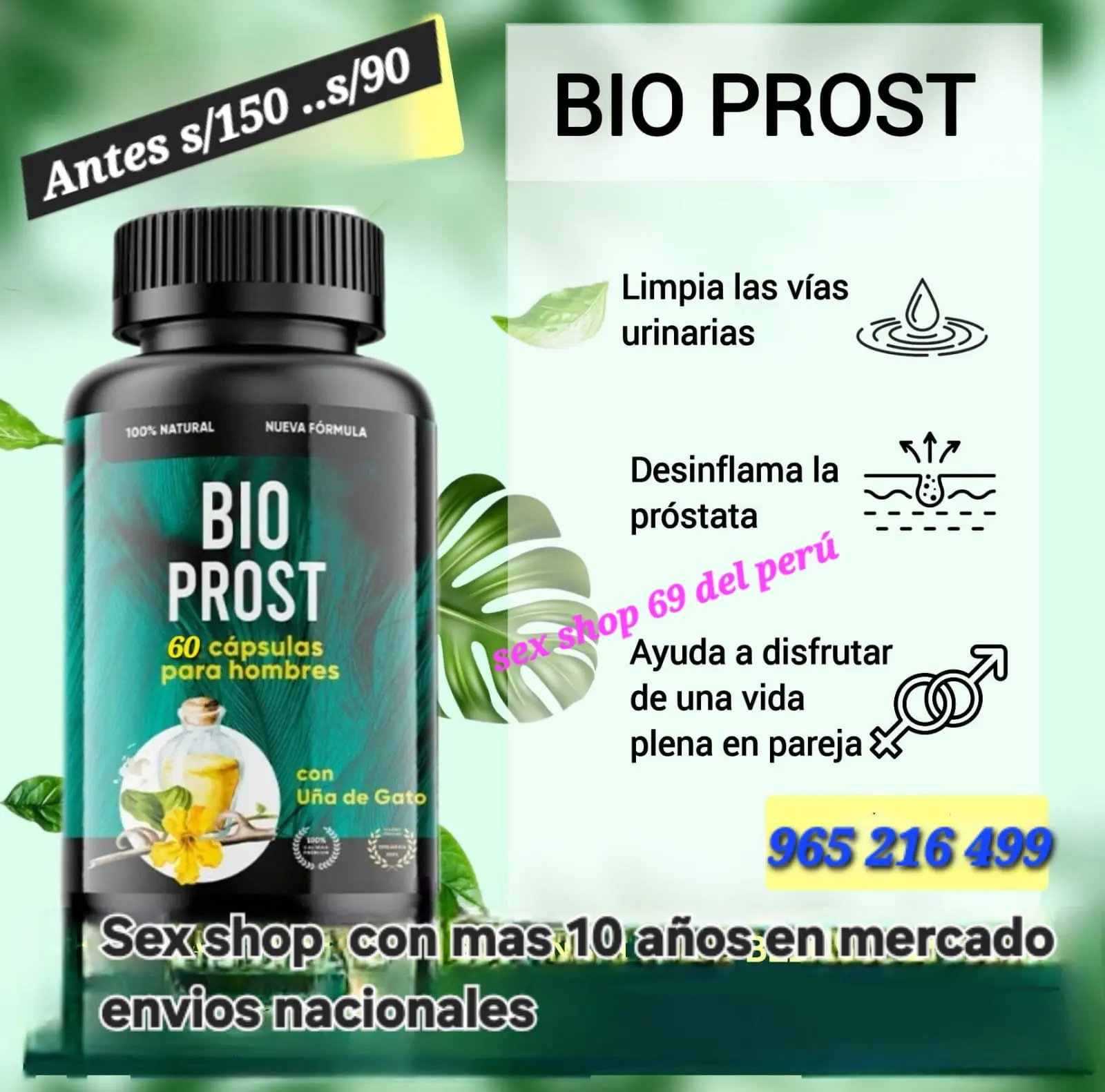 Potenciadores Masculinos Originales en Perú 965216499