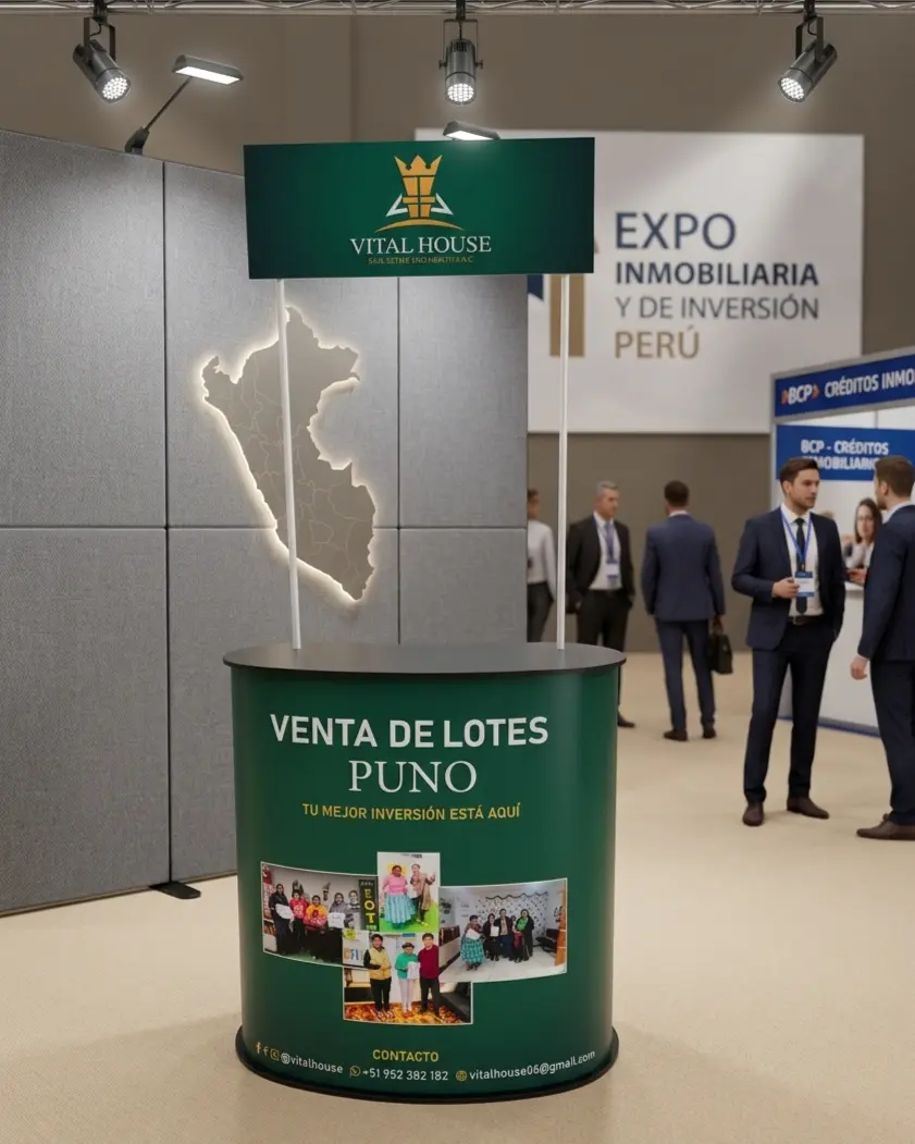 MODULO COUNTER OVALADO PARA EVENTOS Y PROMOCIONES