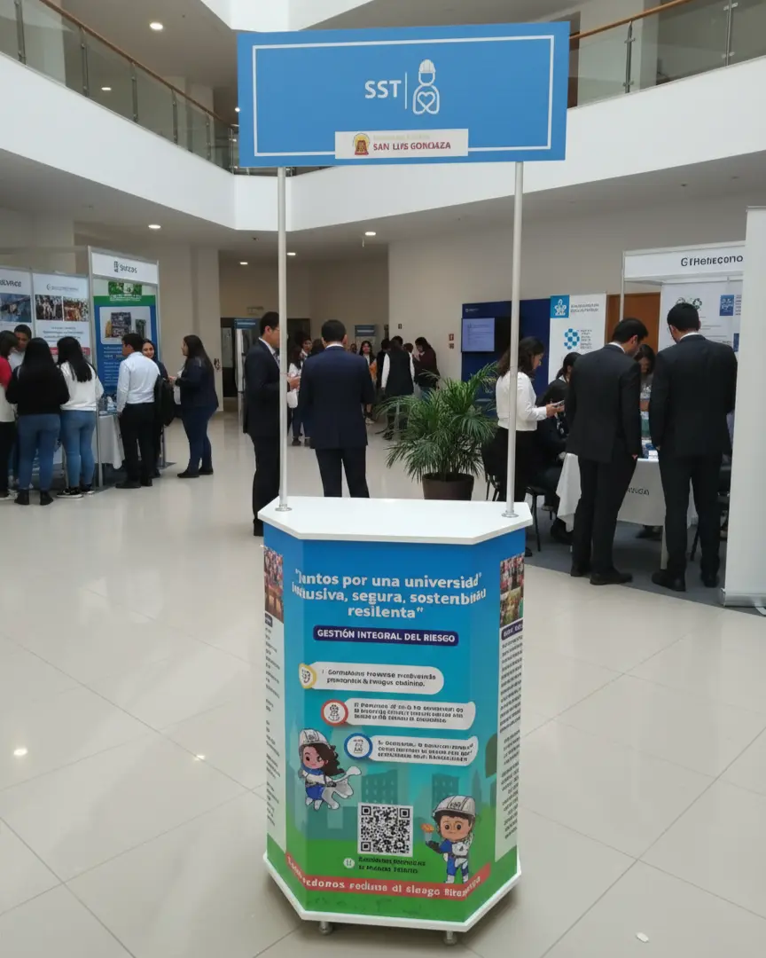 Modulo Publicitario Hexagonal para Ferias Eventos y Activaci