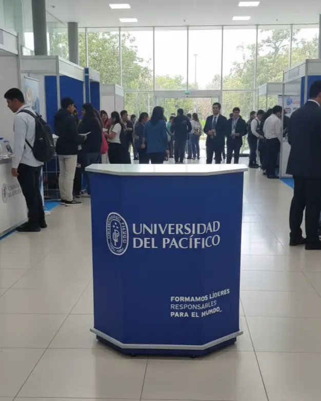 Modulo Publicitario Hexagonal para Ferias Eventos y Activaci