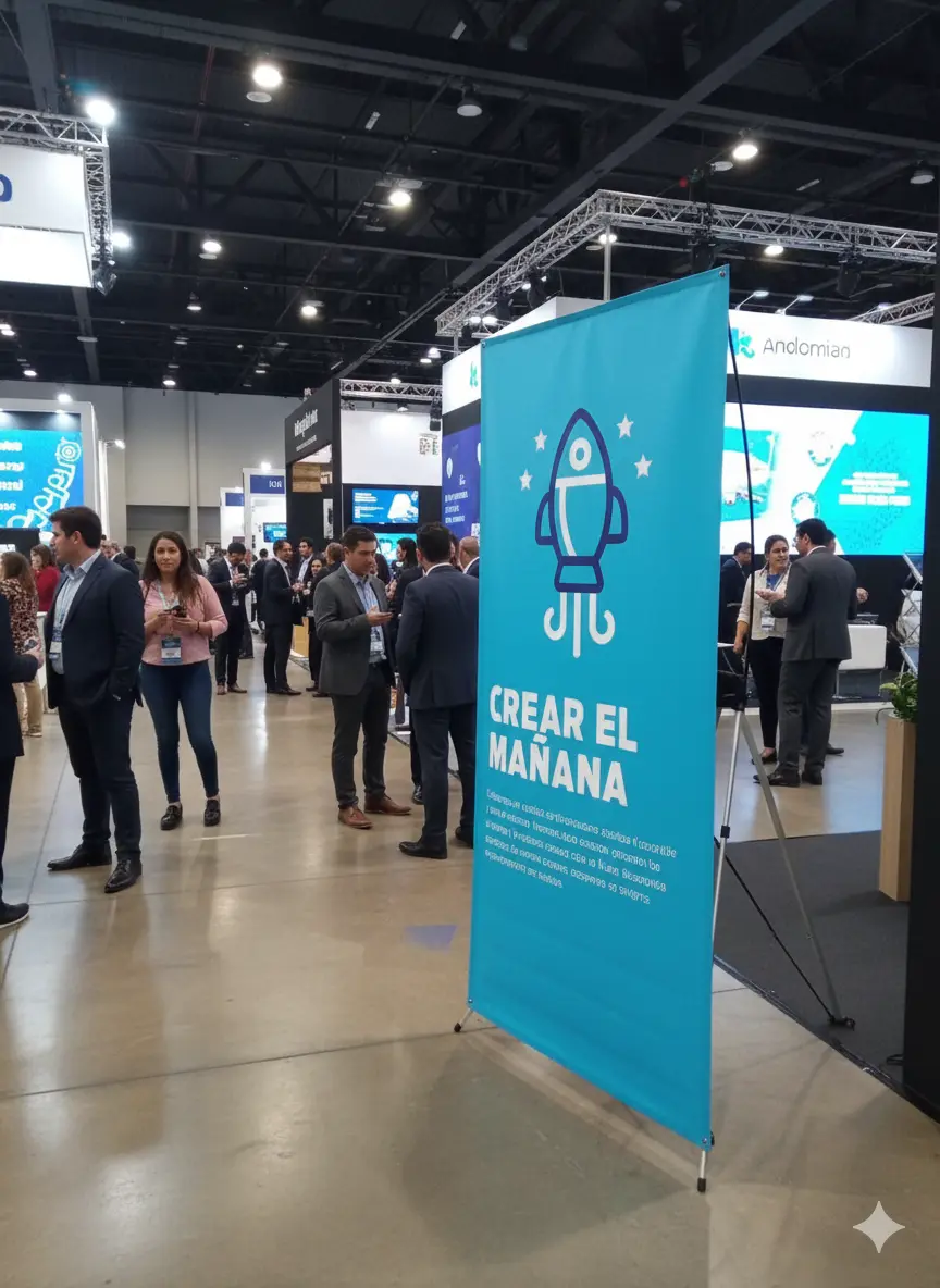 PARANTE X ARAÑA PUBLICITARIO PARA FERIAS EVENTOS Y PROMOCIO