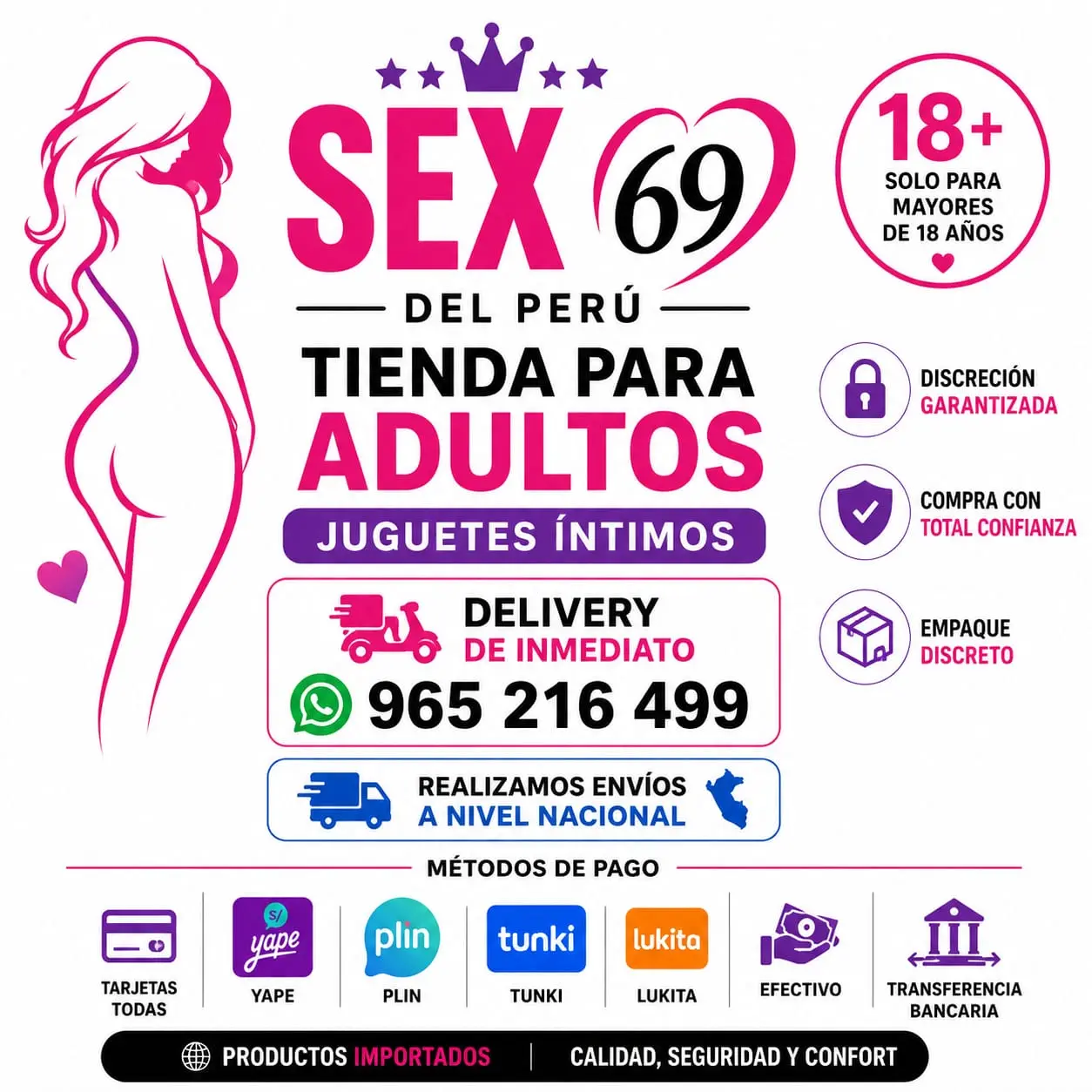 Juguetería para Adultos Tumbes Catálogo Disponible