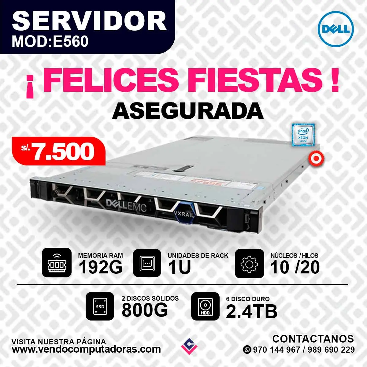 SERVIDOR DELL E560 VxRAIL