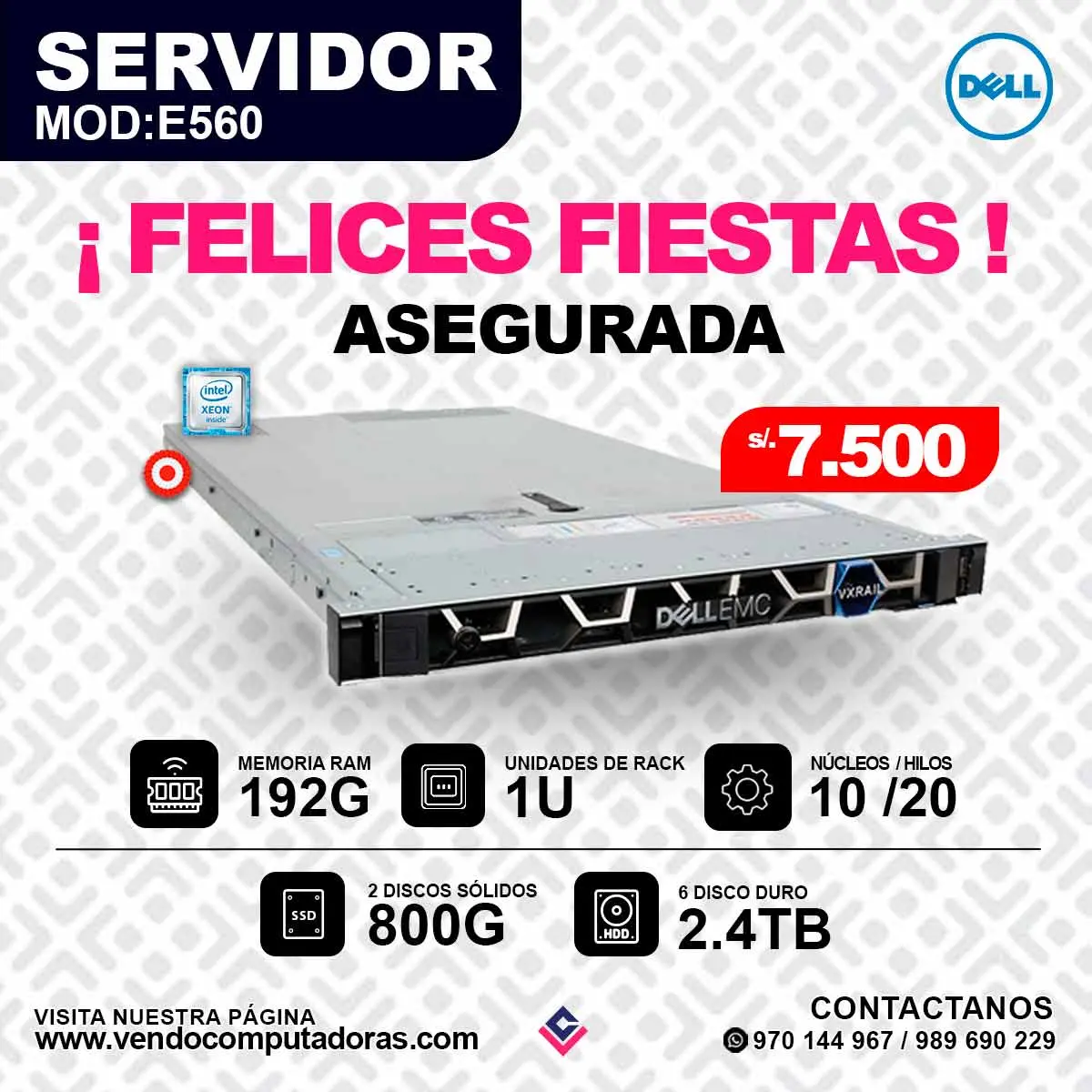 SERVIDOR DELL E560 VxRAIL