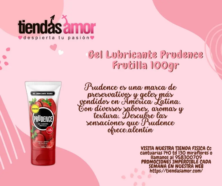 Gel Lubricante Prudence TIENDAS AMOR MIRAFLORES
