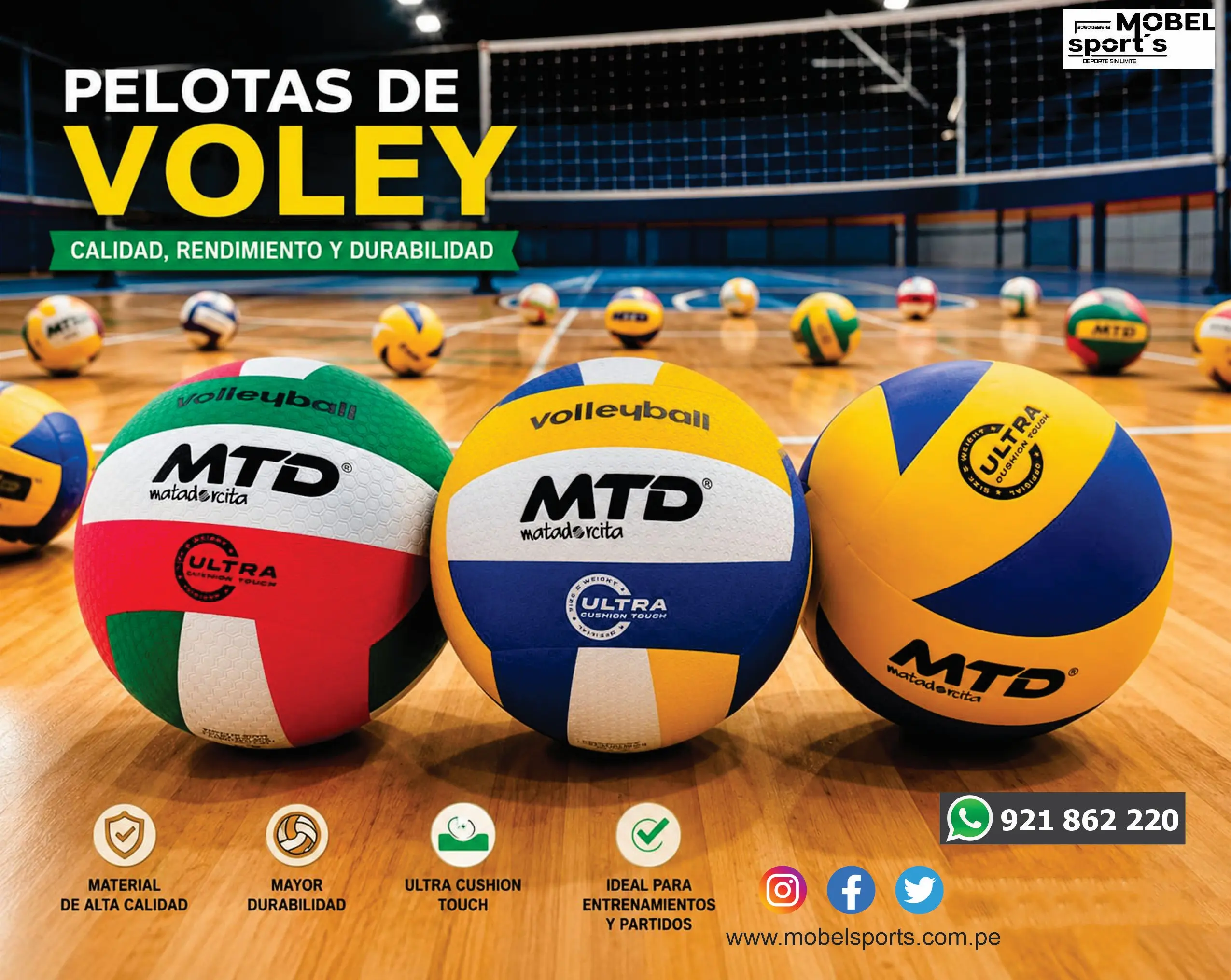 Entrenador de saque y remate mobel sports 
