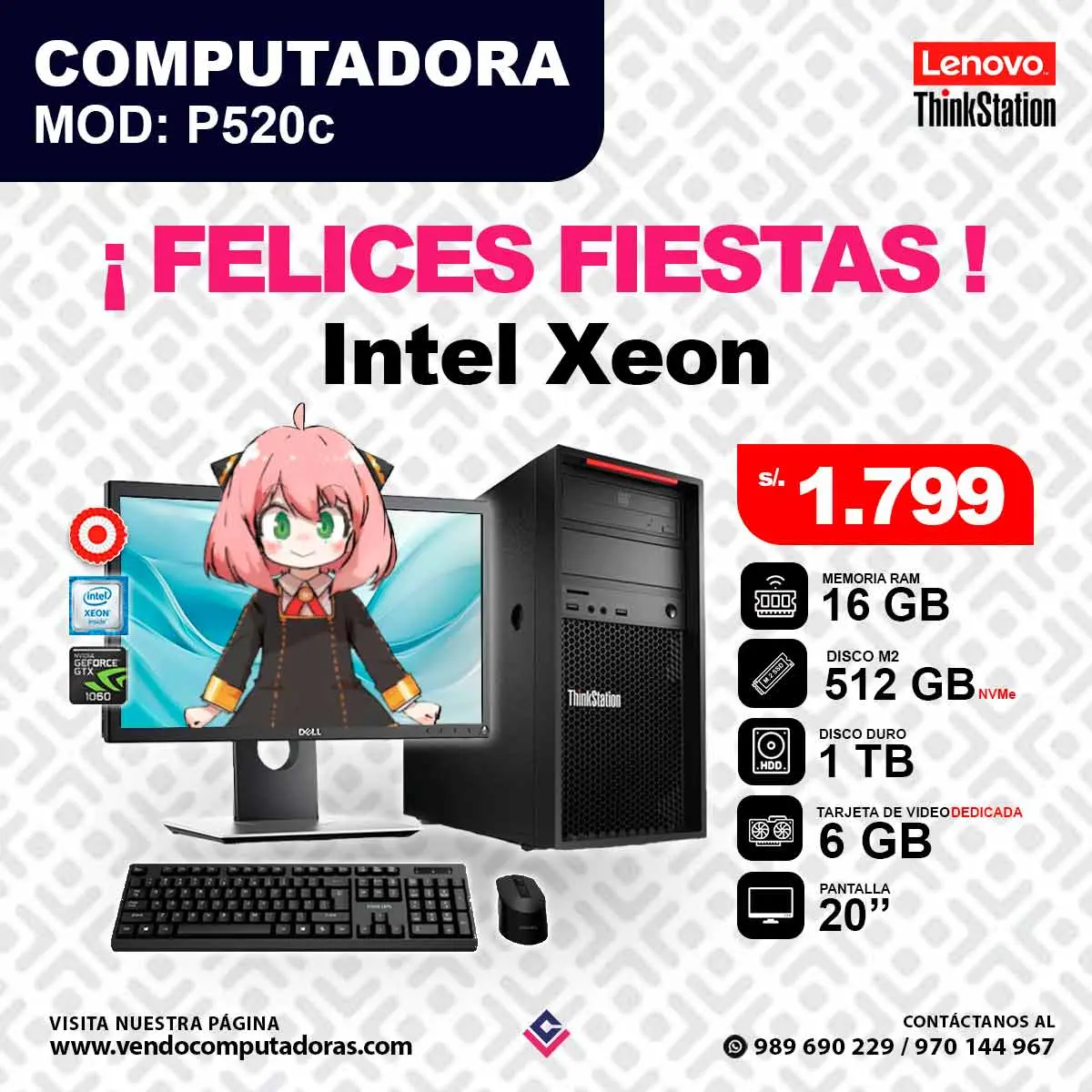 PC -WORKSTATION Lenovo Thinktstation 