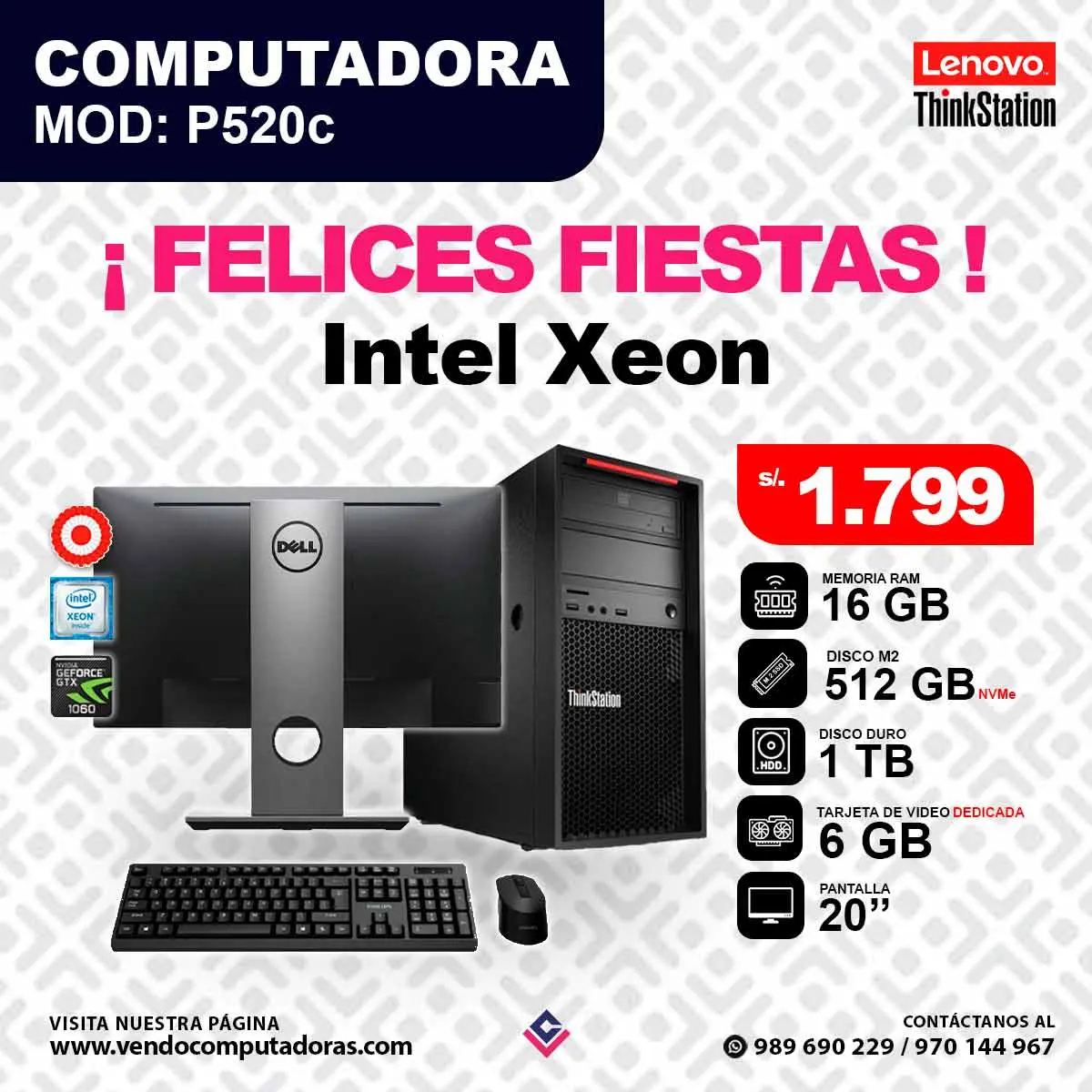 PC -WORKSTATION Lenovo Thinktstation 