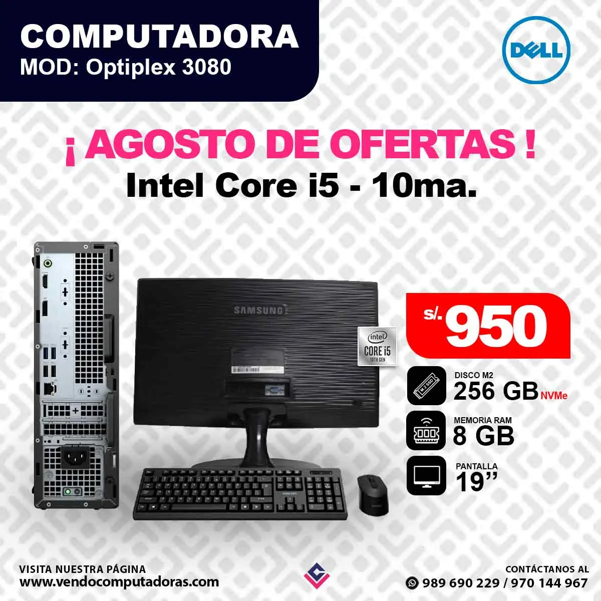 Laptop DELL Intel Core i5 10ma.
