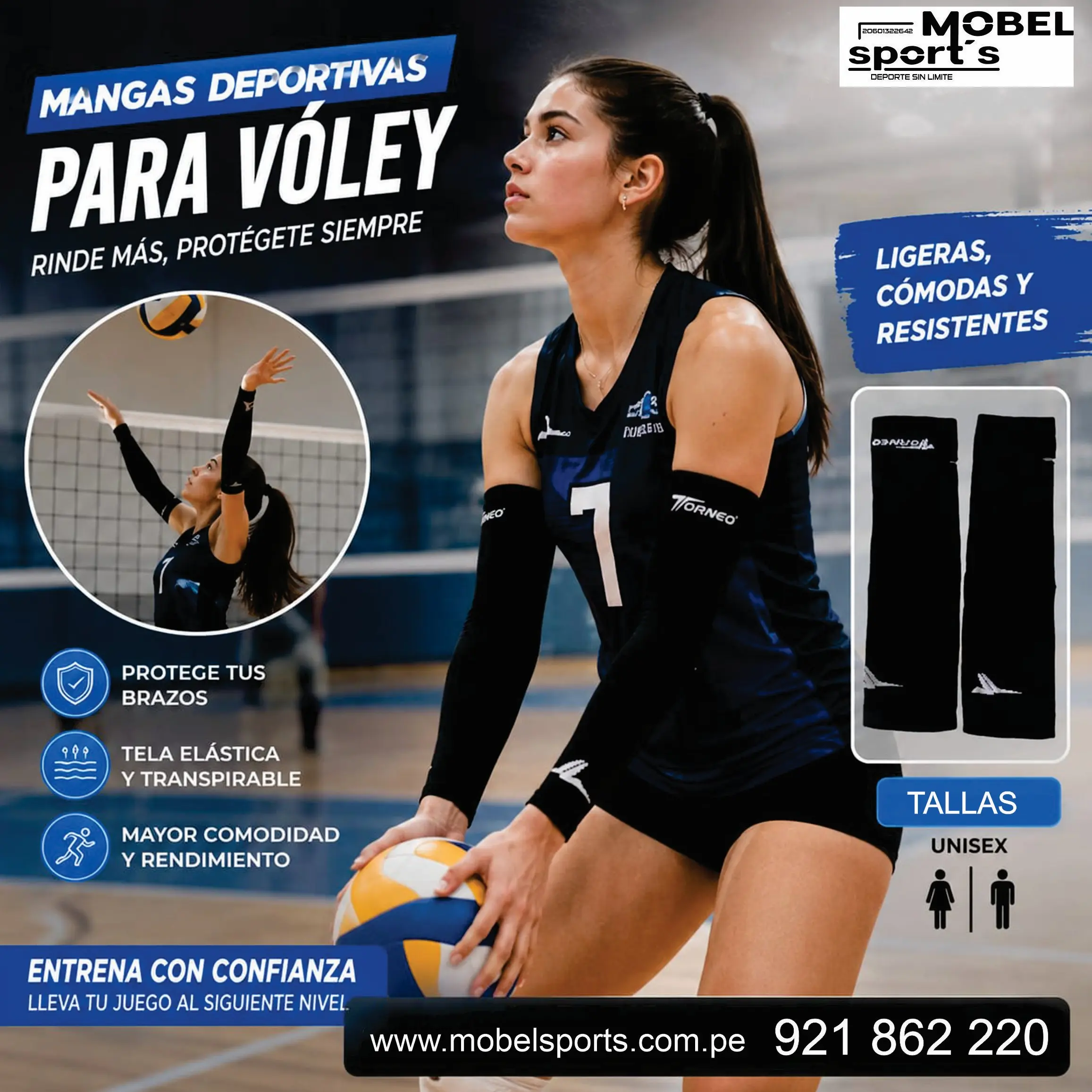 Red para cancha de vóley MOBEL SPORTS