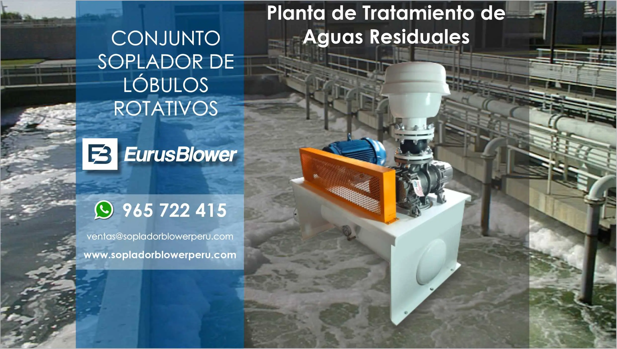SOPLADORES BLOWER PARA TRATAMIENTO DE AGUAS RESIDUALES