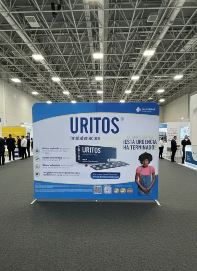 BACKING DE TENSIÓN RECTO PARA FERIAS STANDS Y EVENTOS CORPO