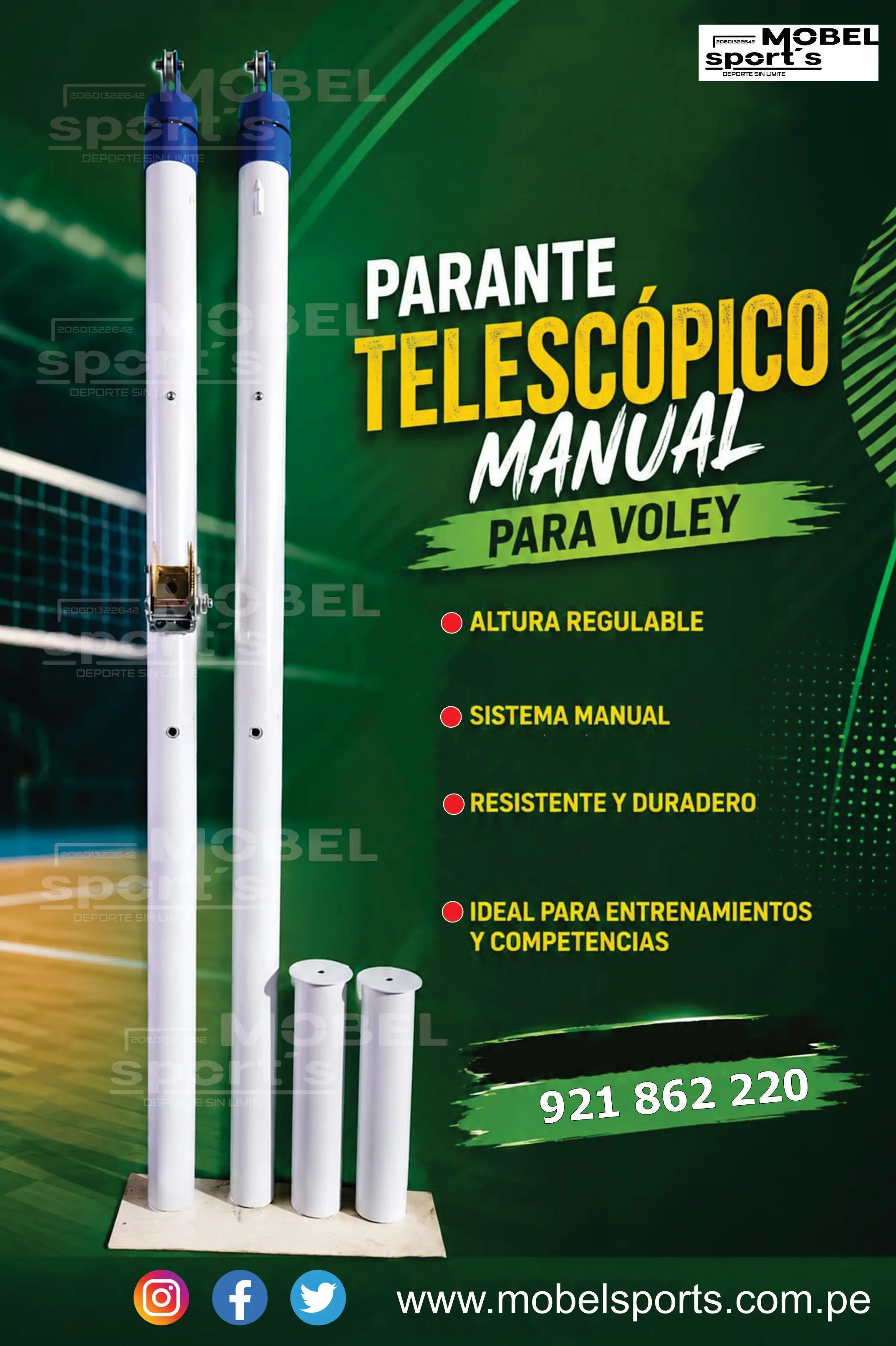 Canastilla porta pelotas mobel sports 