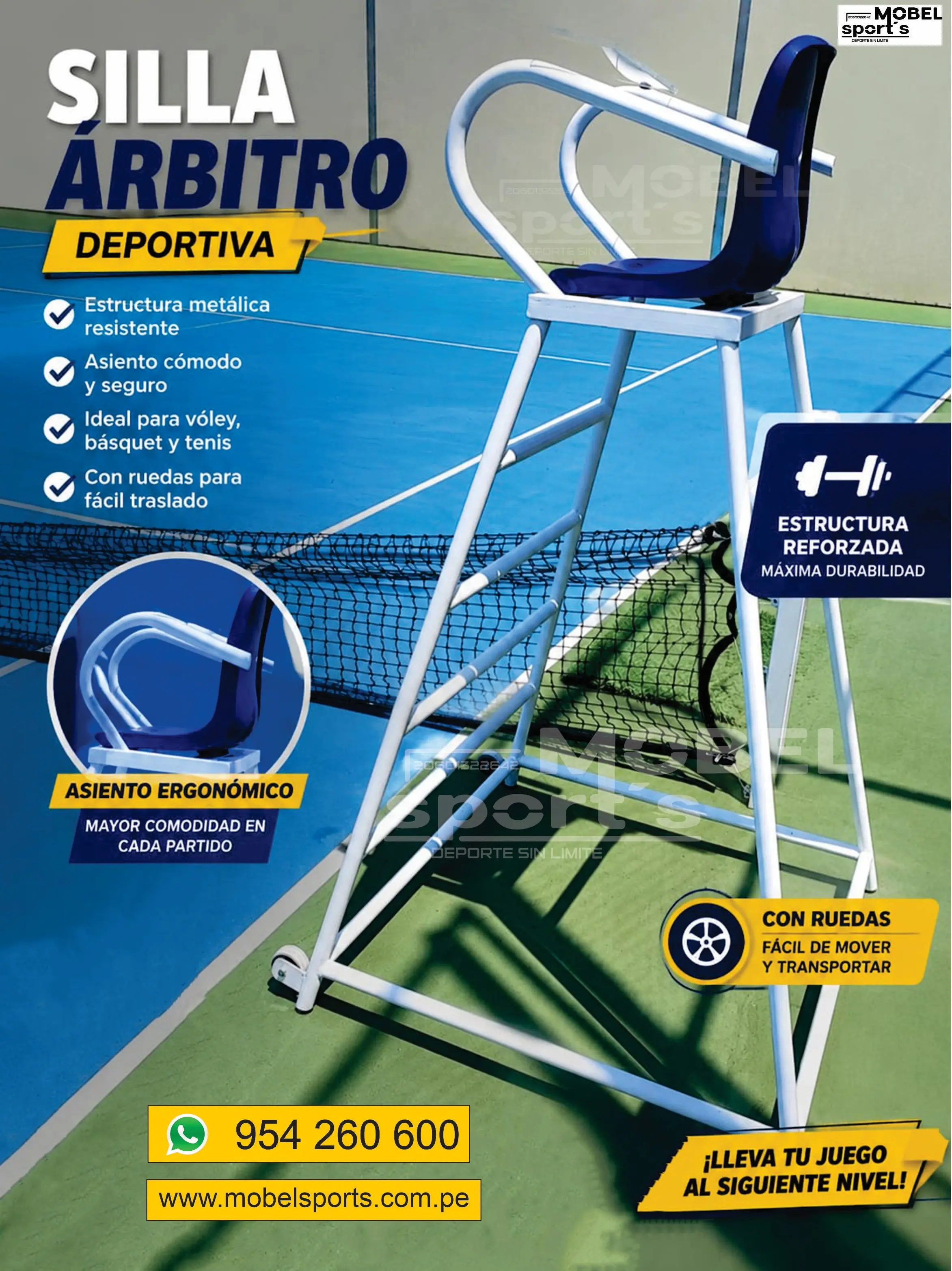Torre juez de voleibol MOBEL SPORTS