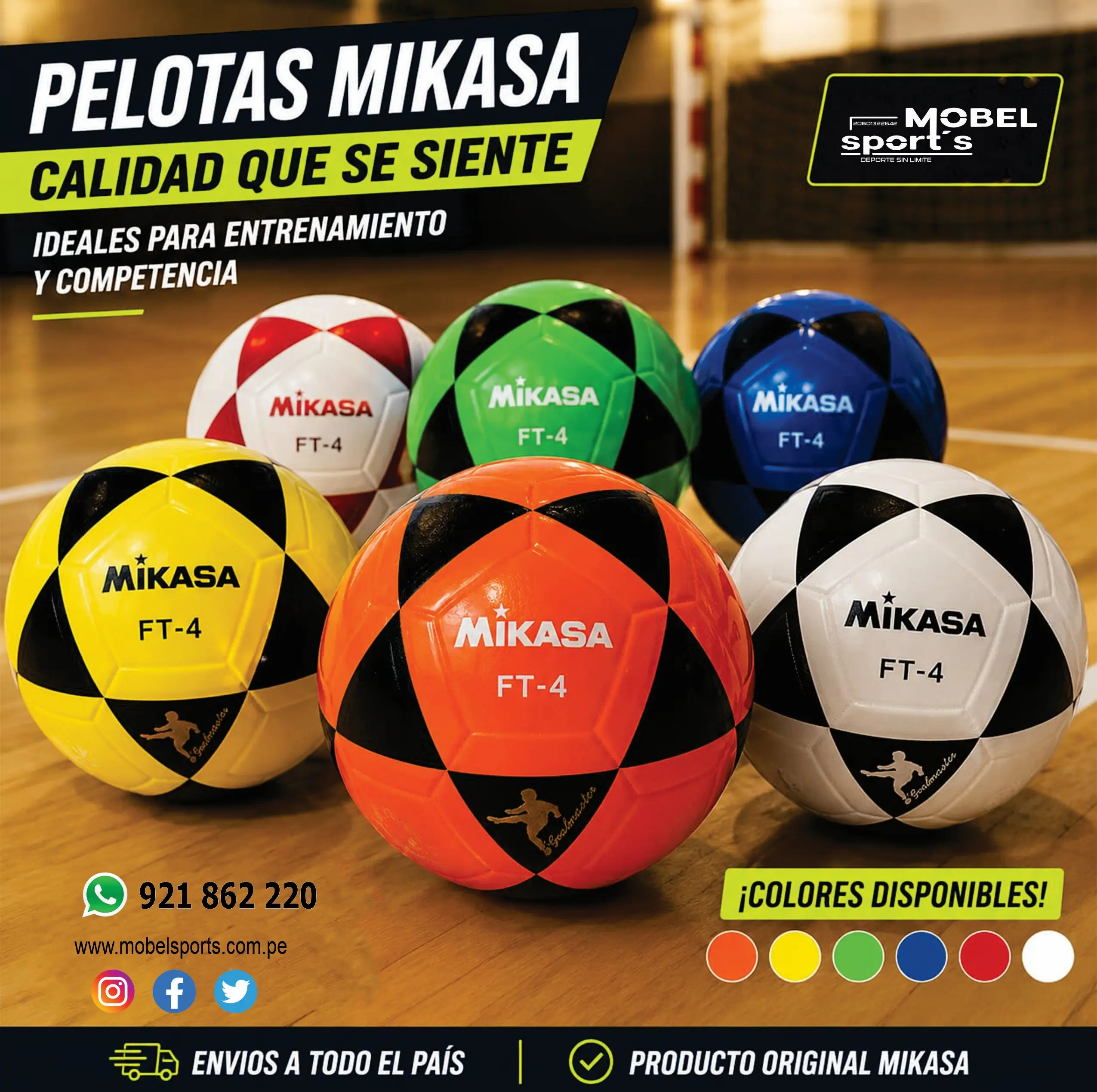 Set de conos de entrenamiento deportivo MOBEL SPORTS 