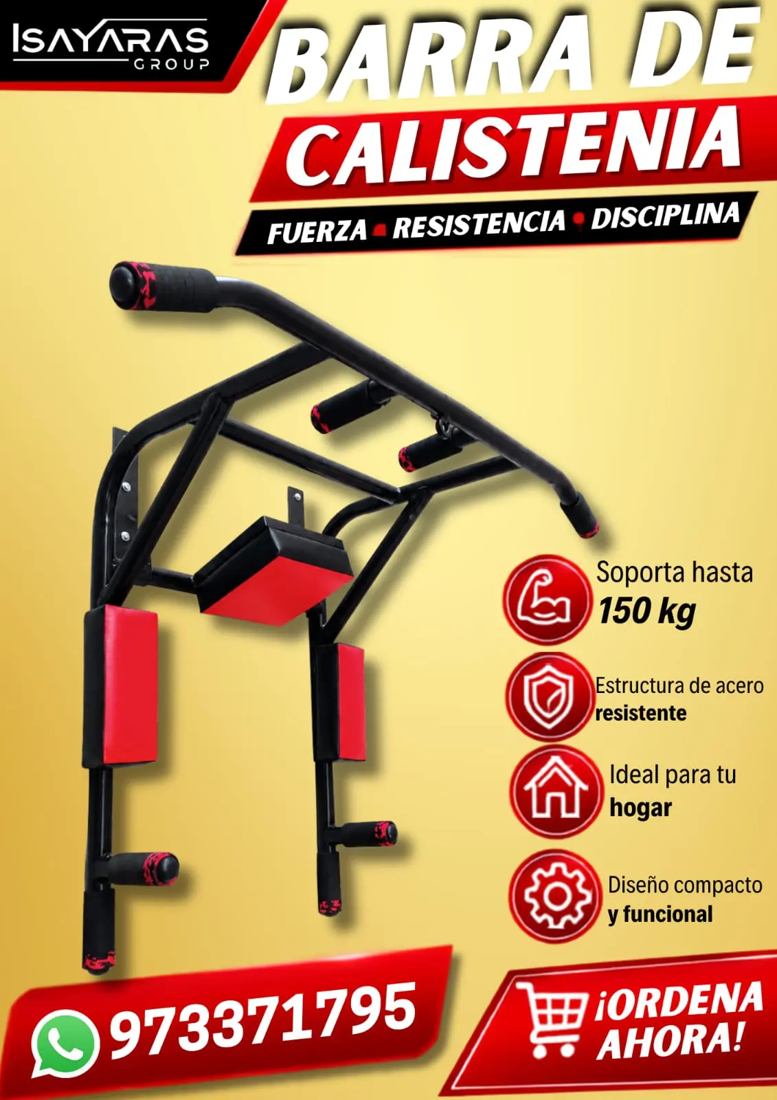  BARRA DE CALISTENIA MULTIFUNCIONAL