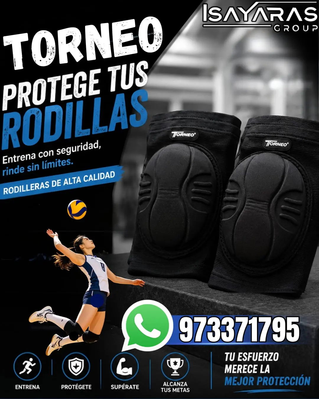  RODILLERAS DE VÓLEY PROTECCIÓN- ISAYARAS GROUP 