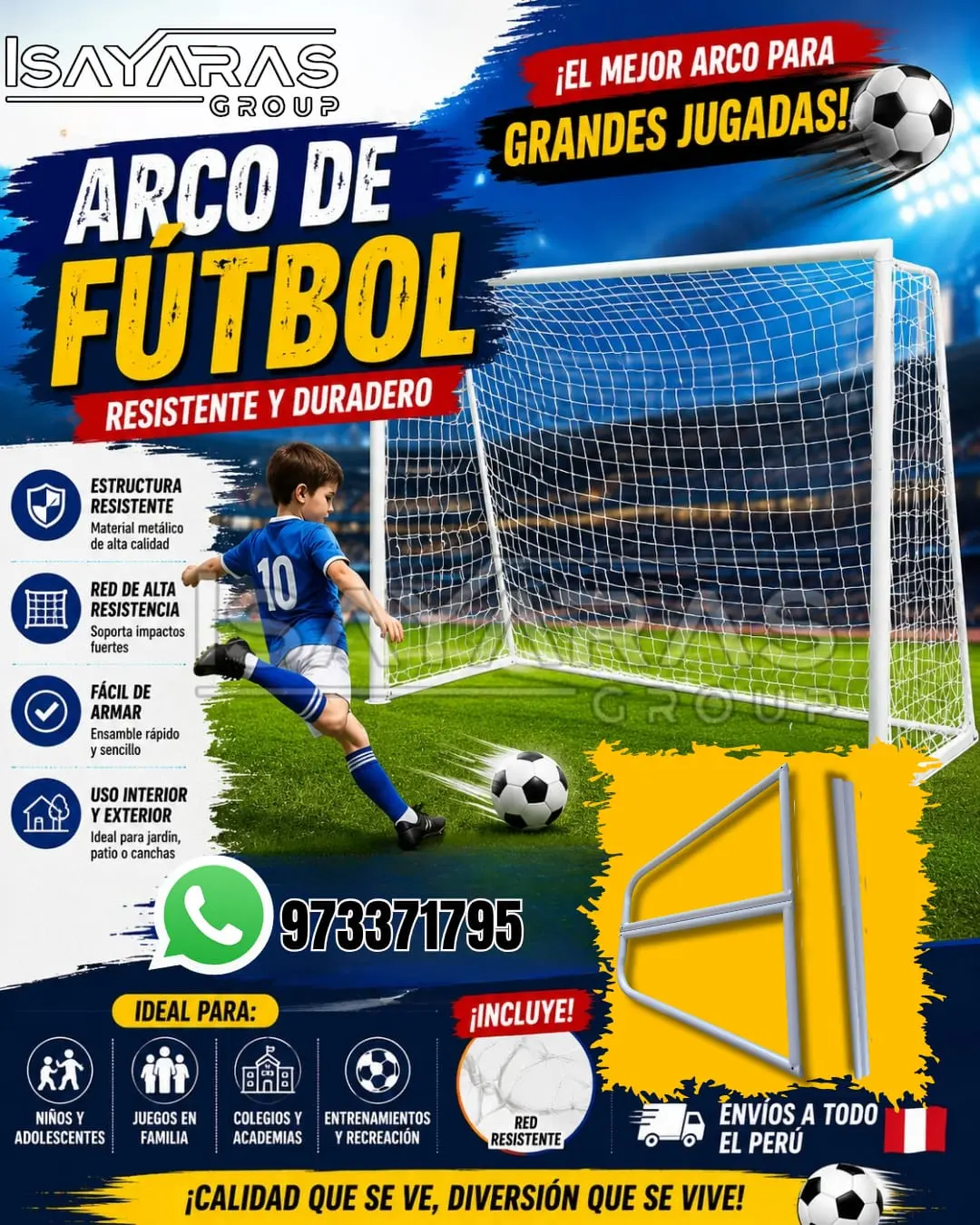 MINI ARCO DE FÚTBOL- ISAYARAS GROUP 