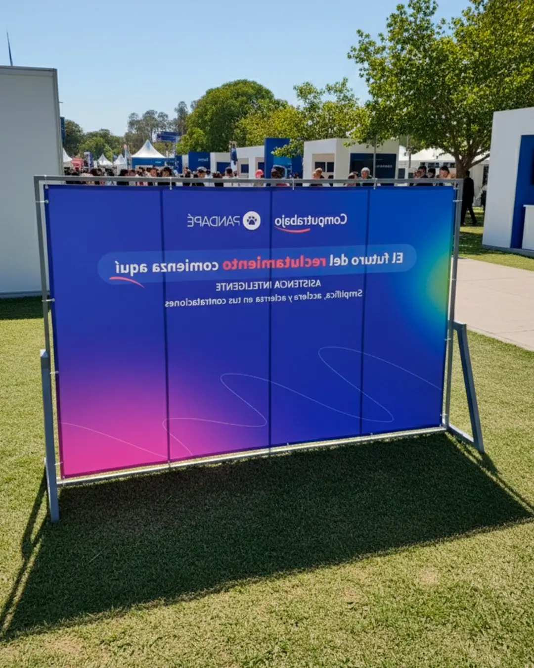 Backing Exterior Al Aire Libre Para Eventos Y Negocios