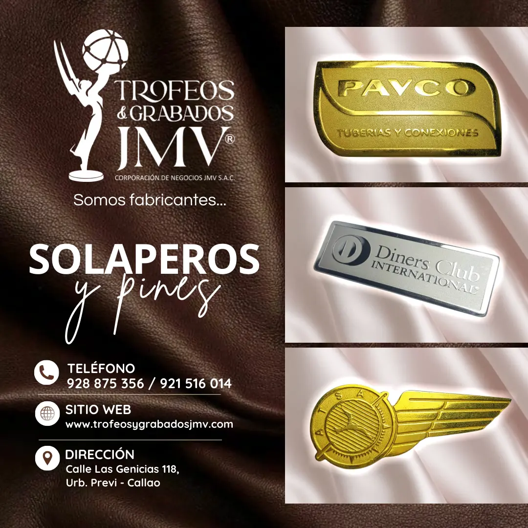 MEDALLAS Y SOLAPEROS