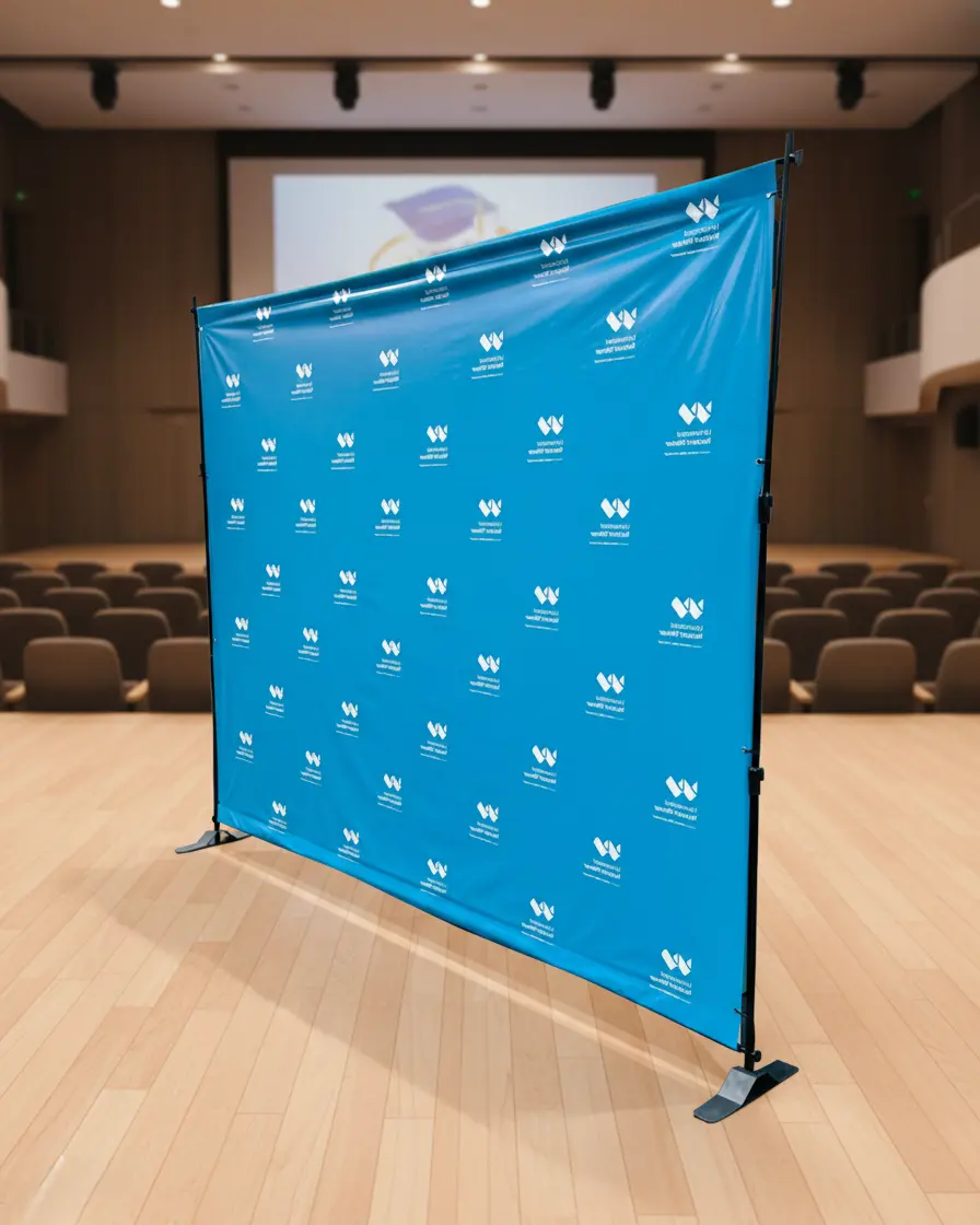 BACKING RACK BANNER AJUSTABLE LISTO PARA TU PRÓXIMO EVENTO
